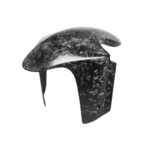 Carbon Front Fender Race-One HD Touring Gen1/Softail 18+ [Twill Glossy] SS1W-Ohlins Upside-Down (USD) Fork
