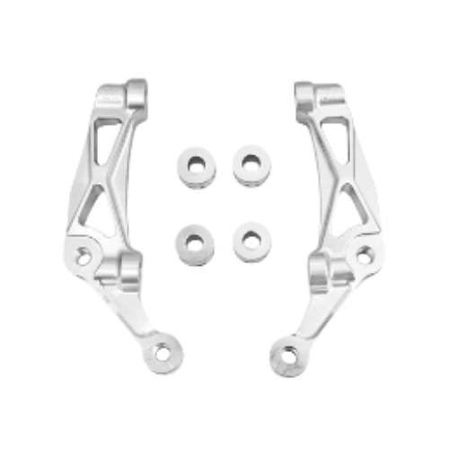 Raceworks 100mm Front Axial to Radial Caliper Mounts/Pair [Raw]